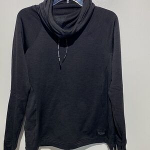 Beyond Clothing System Women's Black Raglan Long Sleeve Hoodie Size Large